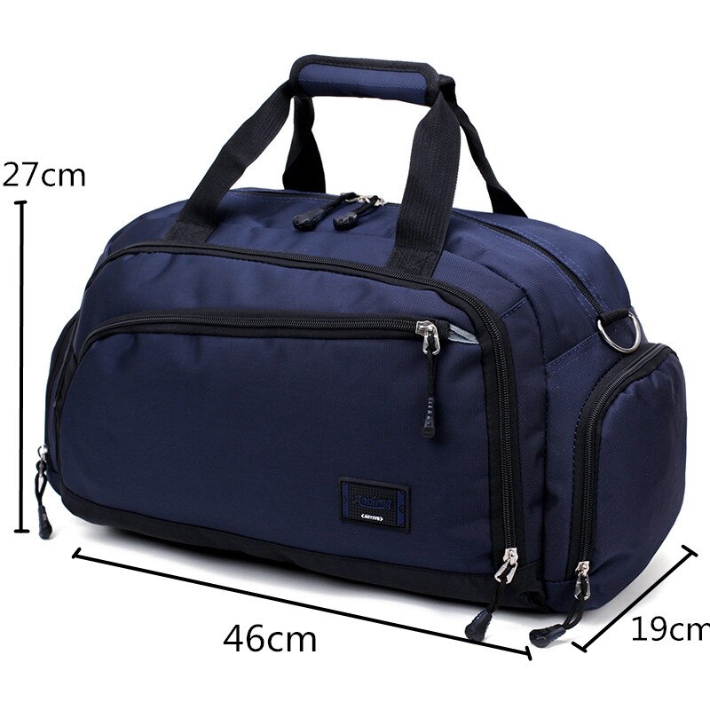 Gymväskor herr sport fitness pack cylinder en axel sportväska dam & #39 ;s handväskor resväskor nylon vattentät handväska paket