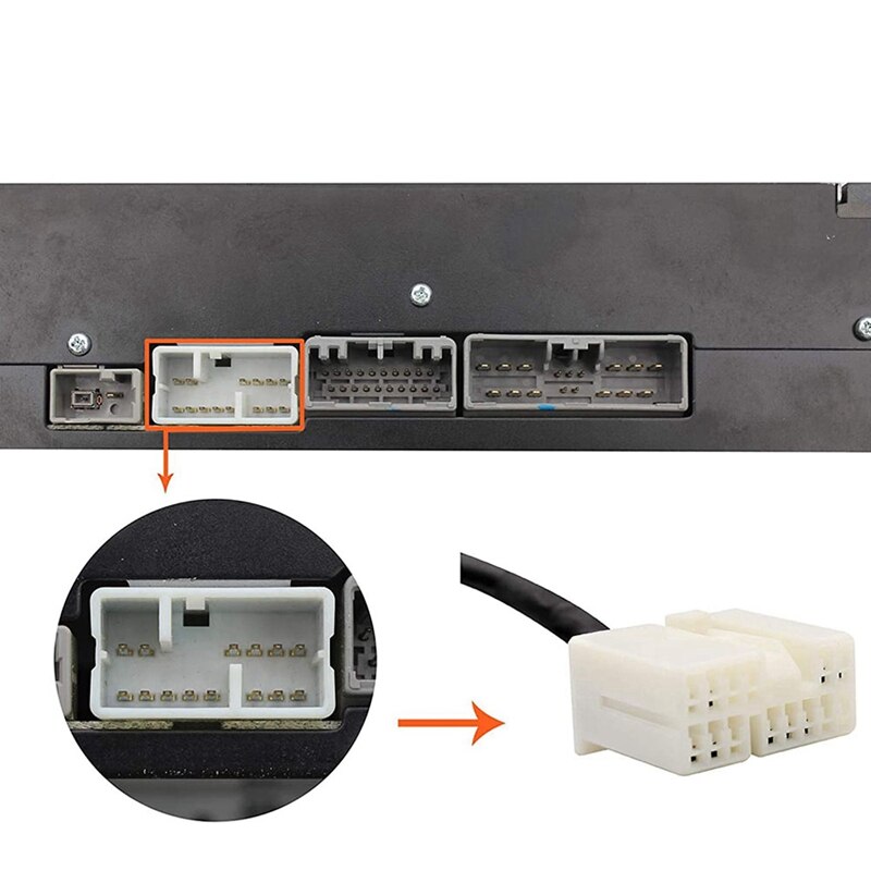 Interfaz de Audio MP3 para coche, adaptador AUX USB, cambiador de CD para Honda Accord 2003, 2004, 2005, 2006, 2007, , ,