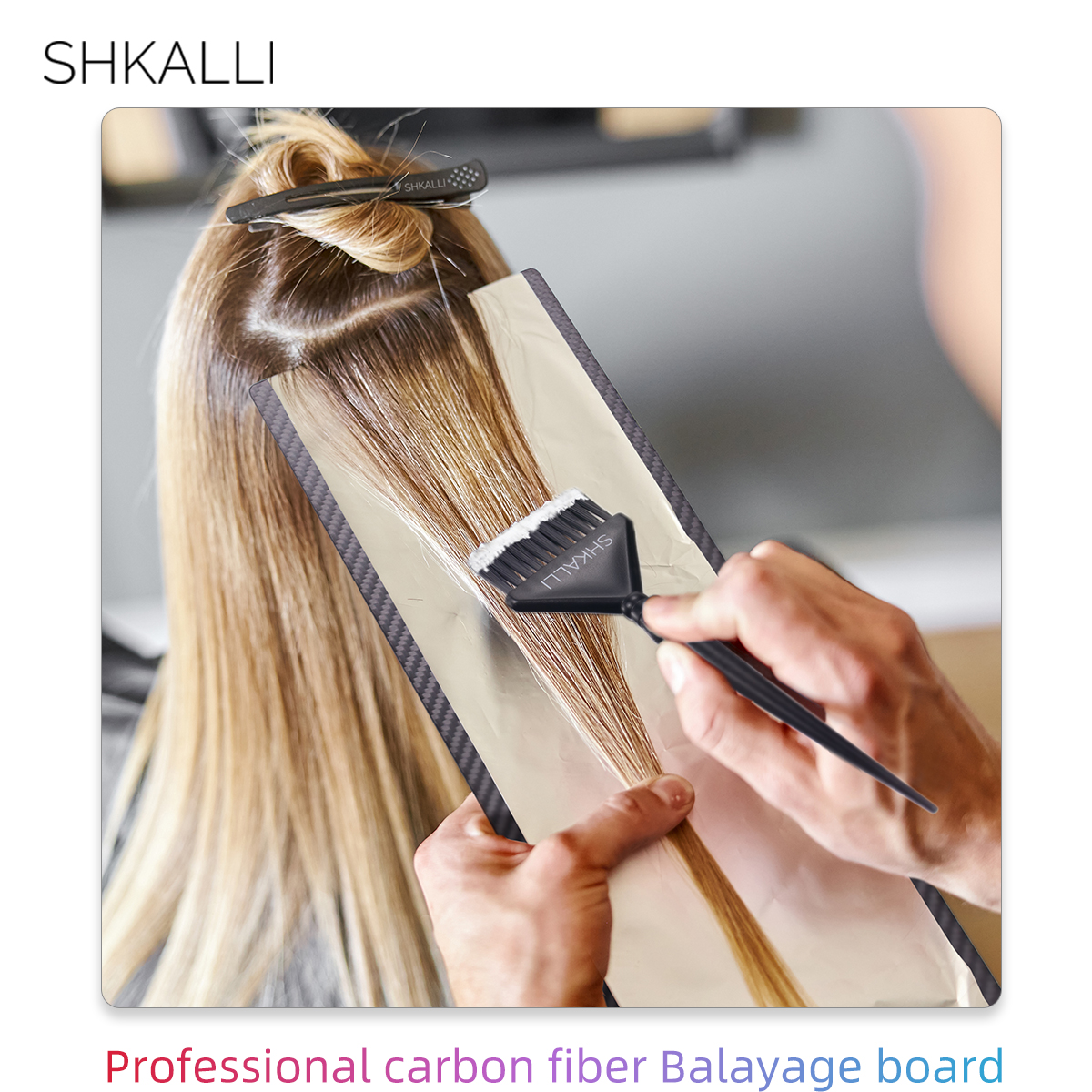 Professioneel Balayage Board van koolstofvezel voor Kapper Kapper Styling Tools Accessoires en haarkleuring Verven Board