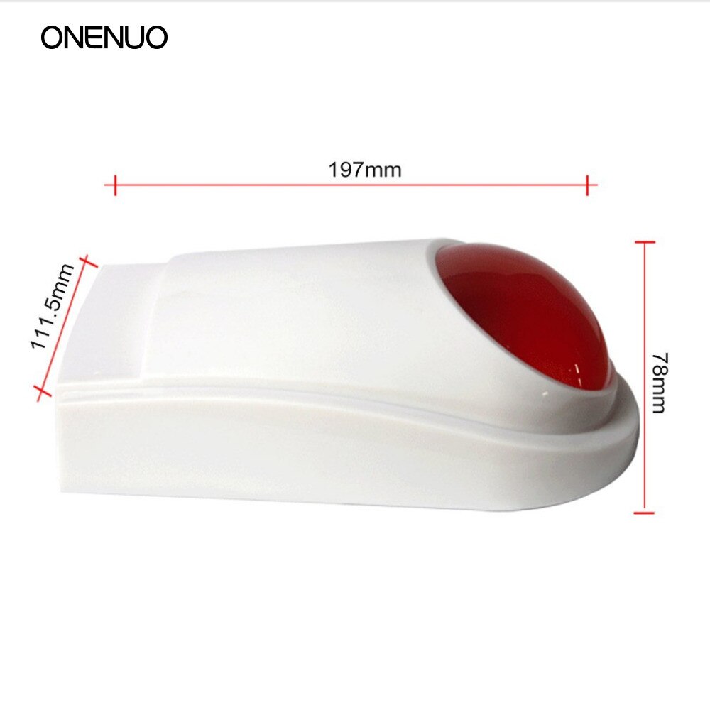 110 dB outdoor portable siren alarm ,wireless remote siren with PIR sensor