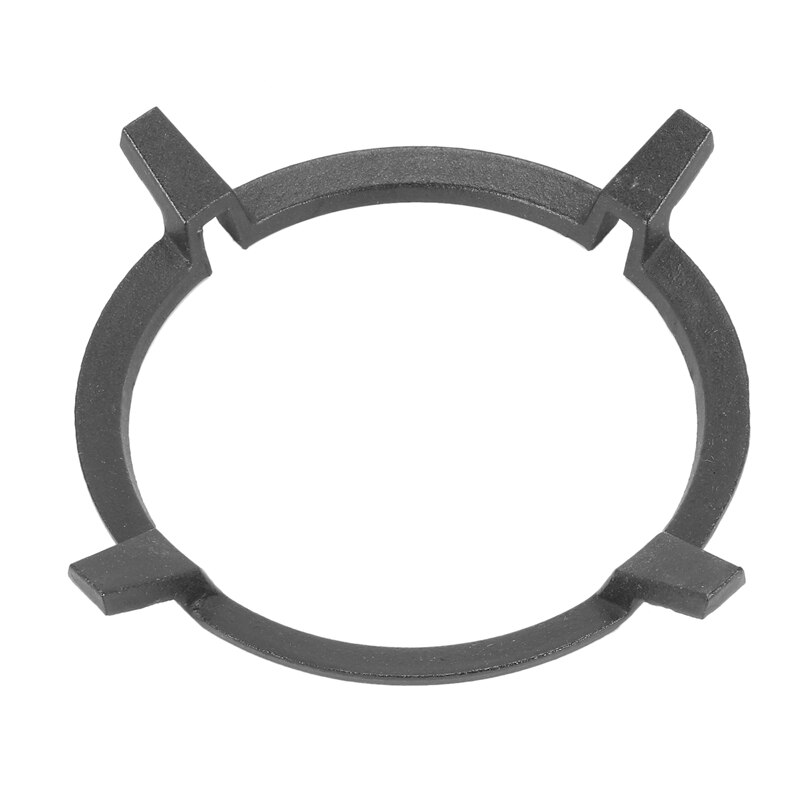 1Pc Black Wok Stands Cast Iron Wok Pan Support Rack for Burners Gas Hobs Cookers Cookers Kitchen Supplies Tool Accessories
