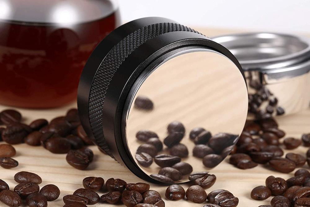 51/53/58mm kaffefordelere/nivellere &amp; tukle kaffefordeler/nivelleringsverktøy, espressofordeler justerbar dybde på begge sider