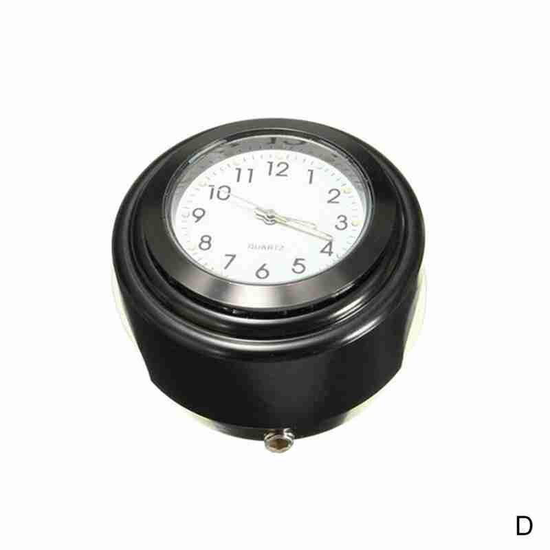 Montre de Moto avec horloge et thermomètre, 22-25MM, cadran monté sur guidon, jauge de température, pour YAMAHA Kawasaki P7W6