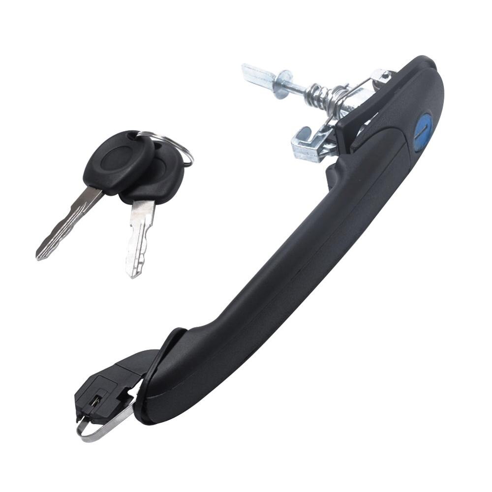 1pcs Car Door Lock Handle Front Right Left with Barrel Keys For VW POLO 6N 6N1 6N2 for SHARAN SEAT ALHAMBRA GALAXY 6N0837207CD