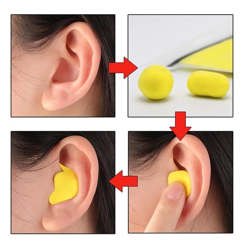 Moldable Shaped Anti-noise Ear Plugs 85% Noise Reduction Sleeping Protection Soft Anti-Snoring Health Care Earplugs