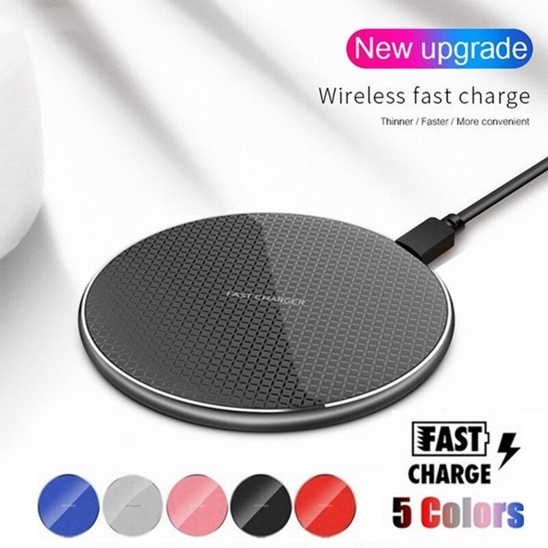 Newest 10W Qi Fast Wireless Charger For iPhone XS Max XR 8 Plus USB Quick Wireless Charging Pad for iPhone Samsung Huawei Xiaomi