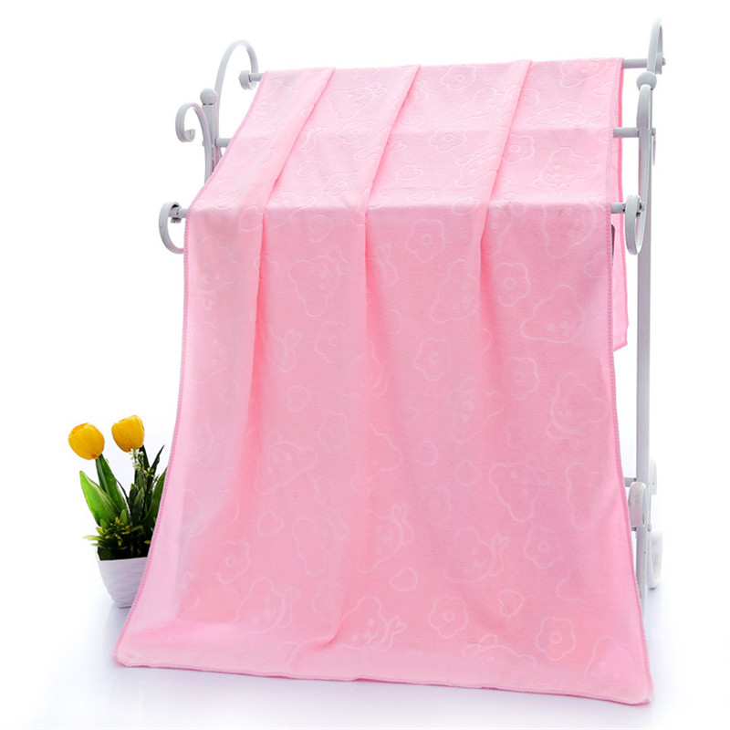 Serviette de bain en microfibre pour dessin animé | 140x70cm, serviette de visage compacte et ultralégère à séchage rapide, accessoires pour la maison