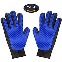 Pflege Handschuh für Hunde Kamm Handschuh für Haustier Katze Finger Reinigung Massage Handschuh für Ebene Pflege Haustier Hund Haar Deshedding pinsel