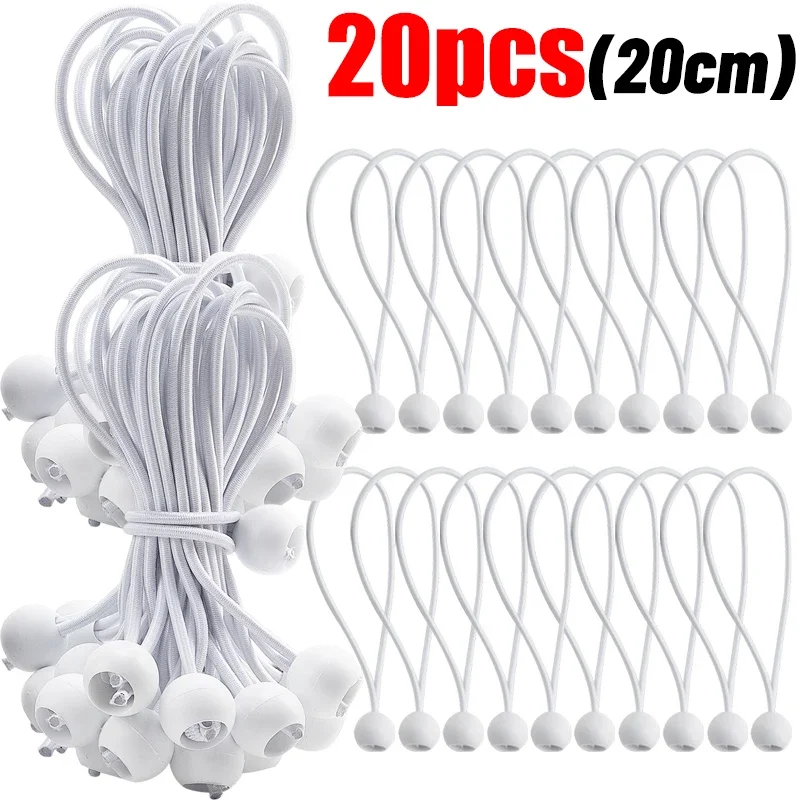 Multifunktionale elastische Zeltfixschnübetreffend, weiße Kugel, Bungee-Schleife-Gurt, Flugzeug, Baldachin, festes Seil, draussen-Camping-Zelt-Zubehör: Blau