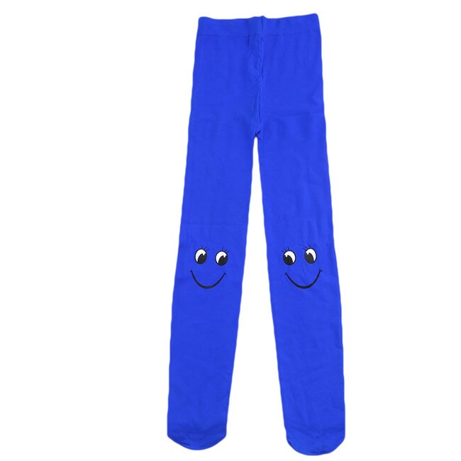 Collants d&#39;automne à motif Smiley pour filles de 3 à 8 ans, pantalons imprimés Smiley, 11 couleurs, 904970: Royal blue