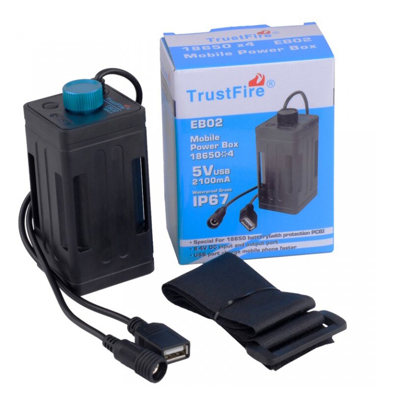 TrustFire EB02 Bicycle Mobile Power Box ( 4 x 18650 )