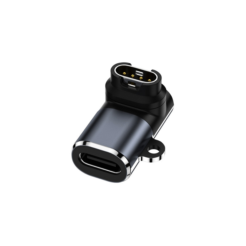 Type C/iOS Opladen Draagbare Adapter Voor Garmin Fenix 7 7S 7X 6 6S 6X 5 5S 5X Venu 2 2S Forerunner 965 Horloge Oplader Converter: XS / Kaki