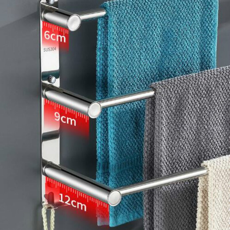 Konco Badkamer Handdoekenrek Nail gratis Ruimte Al... - Vicedeal
