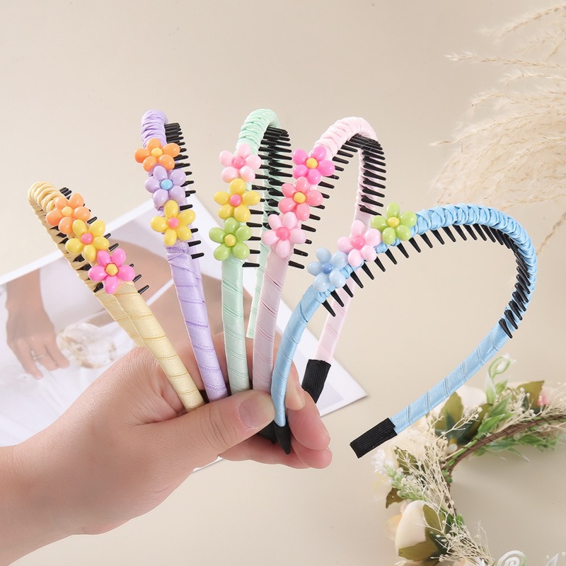 Diadema para niña, bonito corazón dulce, estrellas, colores, diadema de flores, aro para el pelo, para niños, accesorios para el cabello FDr11