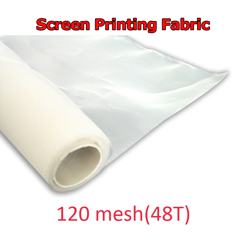 1 Yard écran maille sérigraphie blanc largeur 1.65 mètre DPP 120 maille nombre (48 T) tissu sérigraphie matériel