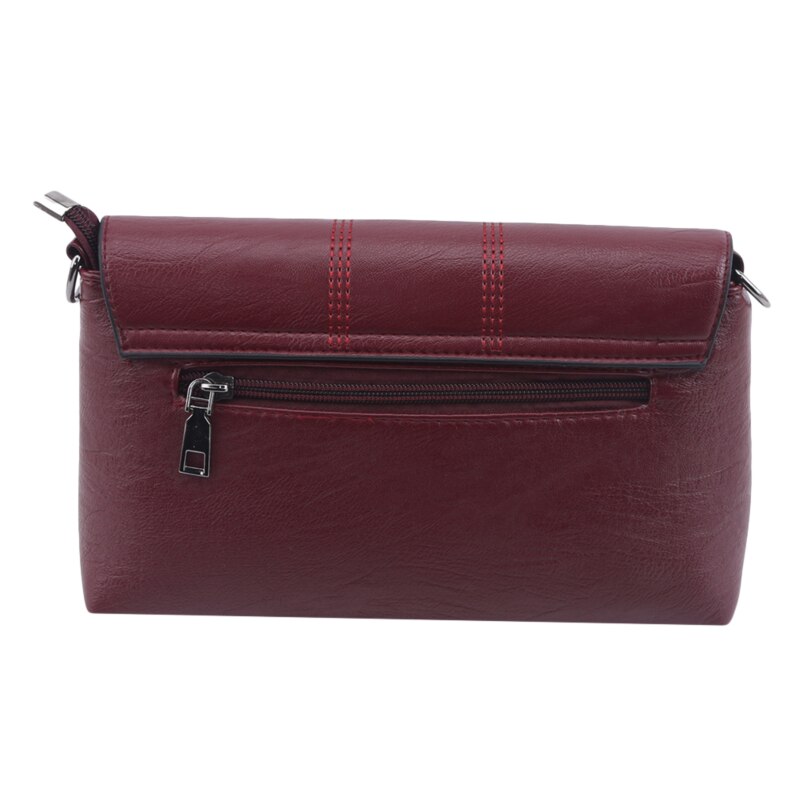 Midden-Aged Ms Mom Messenger Bag Vrouwelijke Pu Polyester Zacht Leer Modieuze Compacte Moeder-In- wet Schoudertassen