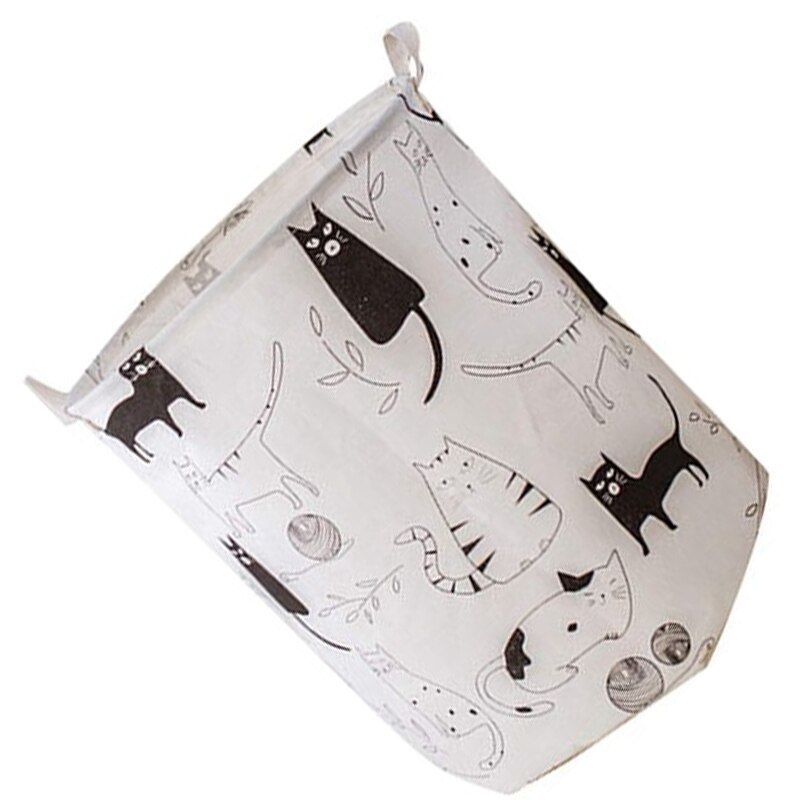 Wasmand Wasmand Opslag Bin Organisatie Inklapbare Wasmand Kat Print Speelgoed Opbergdoos