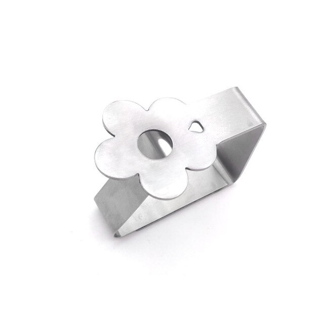 Clips para Mantel - Acero Inoxidable - Forma de U - 6.5cm - Suministros Decorativos Cocina Fiesta Boda Manualidades: F