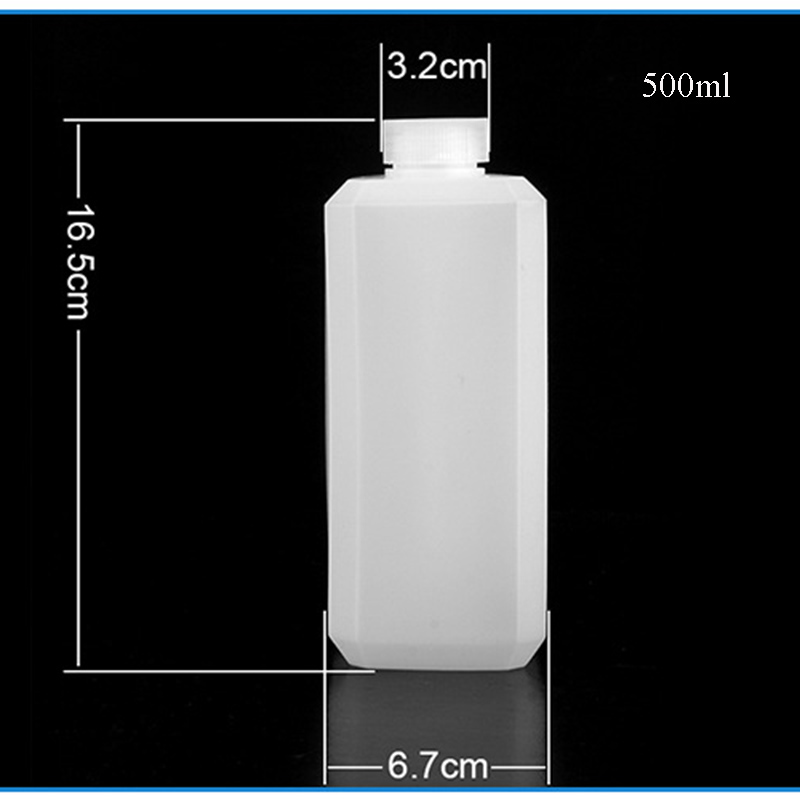 1 stk tom multifunksjonell makeup beholder flaske plast reise klar tom spar plass flytende lotion åttekantet: 500ml