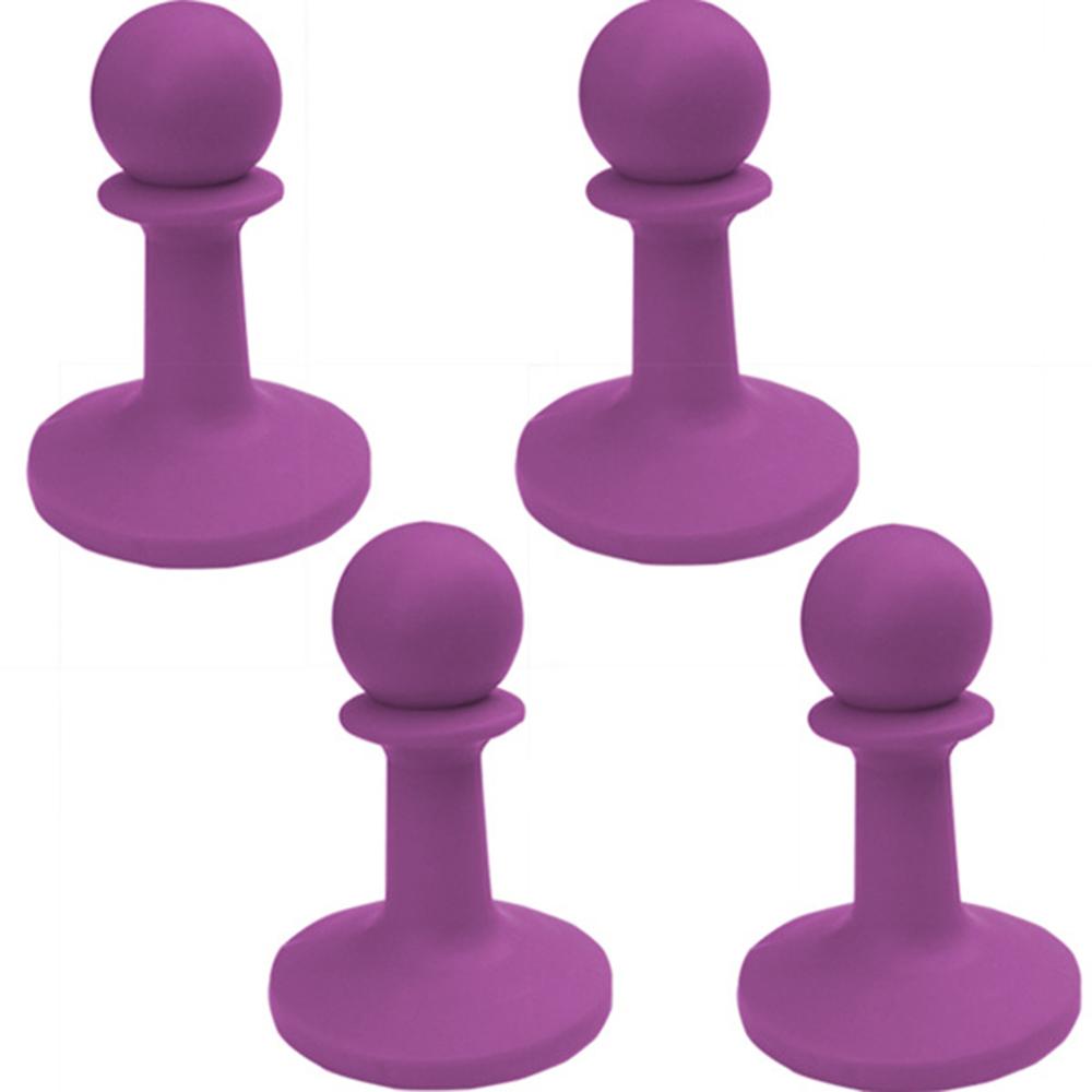 4 stücke 3 in 1 Zelt Kombination Bausatz Zelt Pol Unterstützung Zelt Tarp Greifer Zelt Blitz Schutz Bausatz für draussen Camping Wandern: Violett