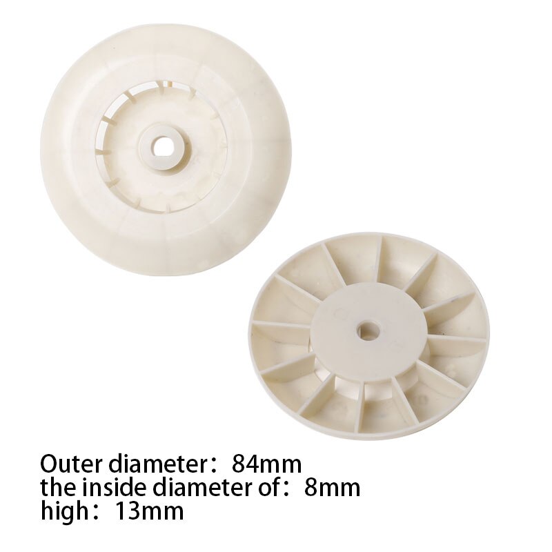 2pcs 95mm 84mm fan blade motor fan blade Small Power Plastic Fan Blade Outer diameter motor plastic: b