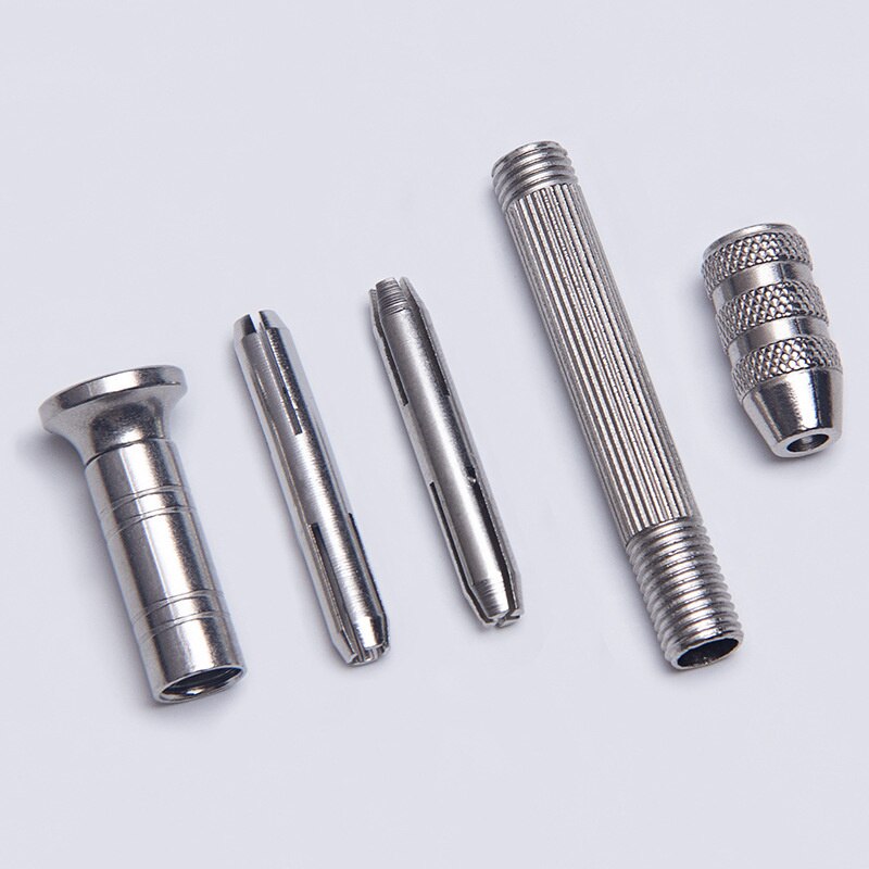 Metal Hand Drill Jewelry Tool Equipments UV Resin Silicone Mold Wood Working Tools and 0.8mm-3.0mm High Speed Steel Drill Screw