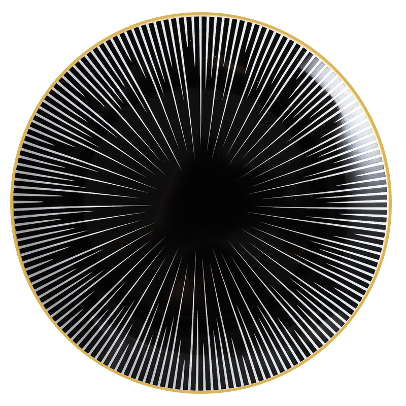 Ceramic Steak Plate Household Dish Restaurant Hotel Plate Tablewear