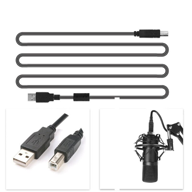 BM-800 Microphone Condenser Microphone 192KHz/24Bit High Sampling Rate Computer Microphone Set