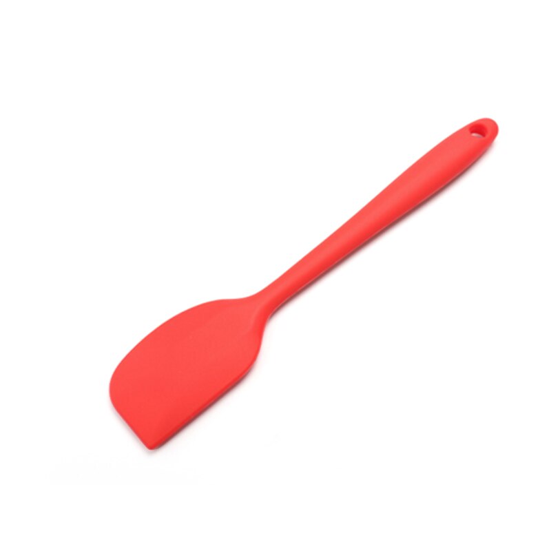 Kitchen Cooking Tool Heat Resistant Integrate Handle Silicone Spoon Scraper Kitchen Utensil Turners Spatula Pan Spatula Cake