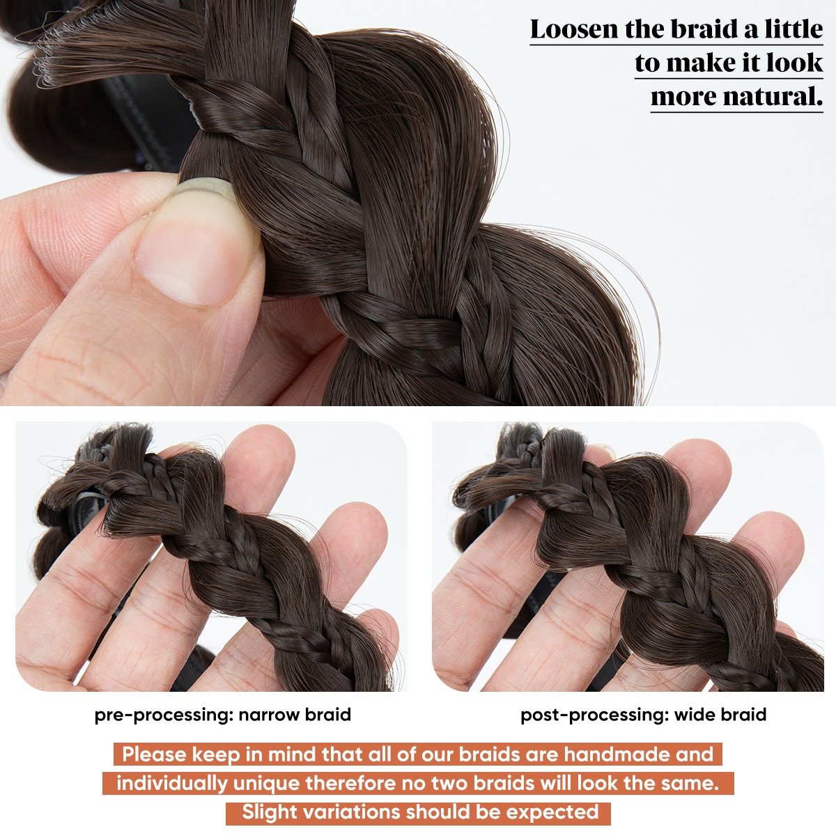 Premium handgemachte synthetische Schmetterling geflochtene Stirnband böhmischen Stil Haar gürtel geflochten Haarband Frauen Frisur Haar teile h26