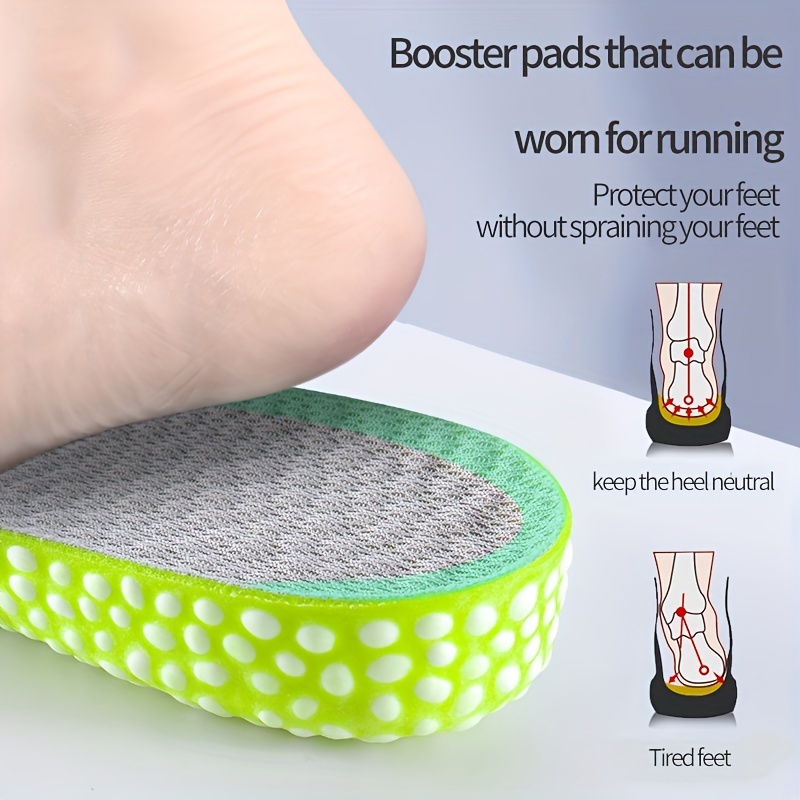 Palmilha invisível de alta qualidade palmilha de aumento de pipoca palmilha esportiva respirável absorção de choque palmilha de rebote de memória esportes