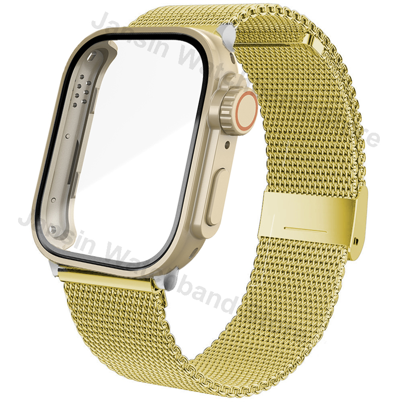 Case+Stainless Steel Band for Huawei Watch Fit 3 Strap Case Correa Milanese Bracelet for Huawei Fit3 Metal Wristband Accessories: Sky Blue