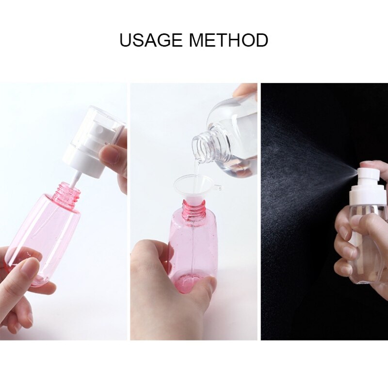 100 Ml Navulbare Parfum Spray Fles Lege Cosmetische Containers Plastic Verstuiver Draagbare Reizen Opslag Flessen