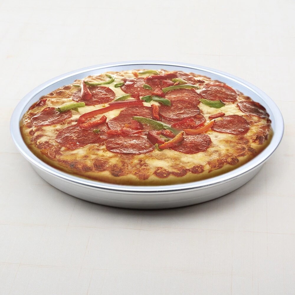 Pizza Baking Pan Pizza Tray 5-10 Inch Aluminum Pizza Pan Round Deep Dish Pizza Plate Oven Tray Nonstick &amp; Healthy Bakeware