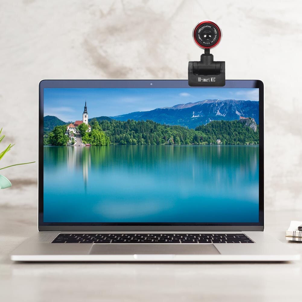 HD Computer Web Camera USB Webcam with Built-in Microphone for Windows 10 8 7 XP Laptop Desktop Computer Accessory