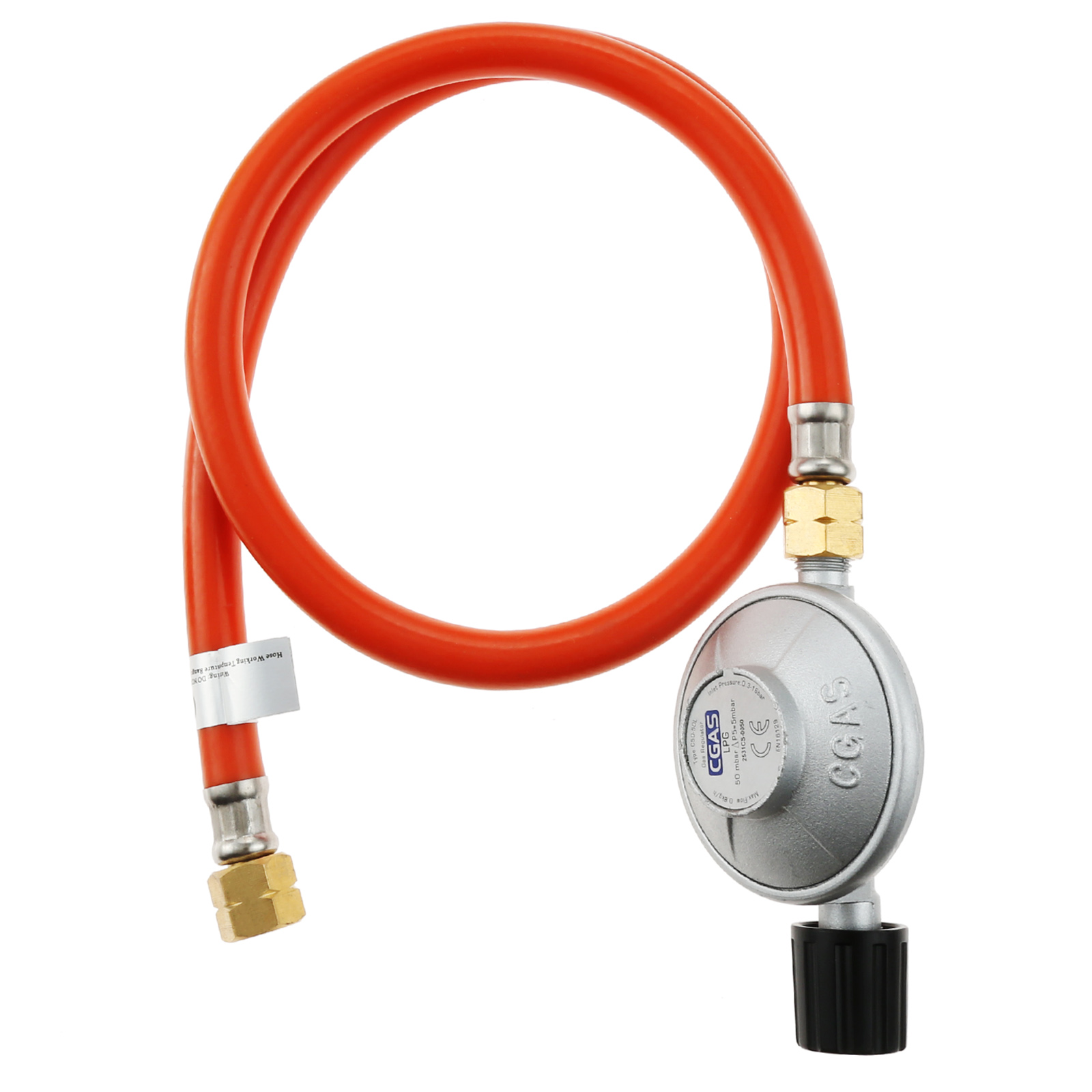 Camping Kachel Grills 1LB Propaan Fles & Kleine Butaan Cansiter Verstelbare Regulator 50Mbar Met Slang 31.5 "Lange G1/4" Links Draad