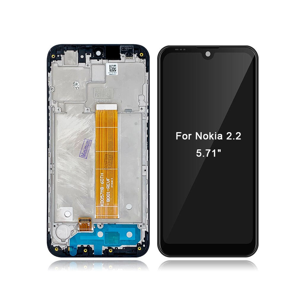Dla Nokia 2.2 N2.2 5.71 "wyświetlacz LCD ekran dotykowy wymiana Digitizer zgromadzenia LCD + prezent