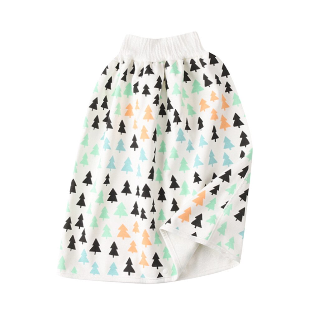 Comfy Childrens Luier Rok Shorts 2 In 1 Waterdichte En Absorberende Shorts Voor Baby Peuter Luier Rok Pad: B / M