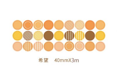 Washi Tape Kleur Stippen Decoratieve Plakband Voor Stickers Te Doen Lijst Diy Sticker Scrapbooking Base Label Dagboek Briefpapier: 04