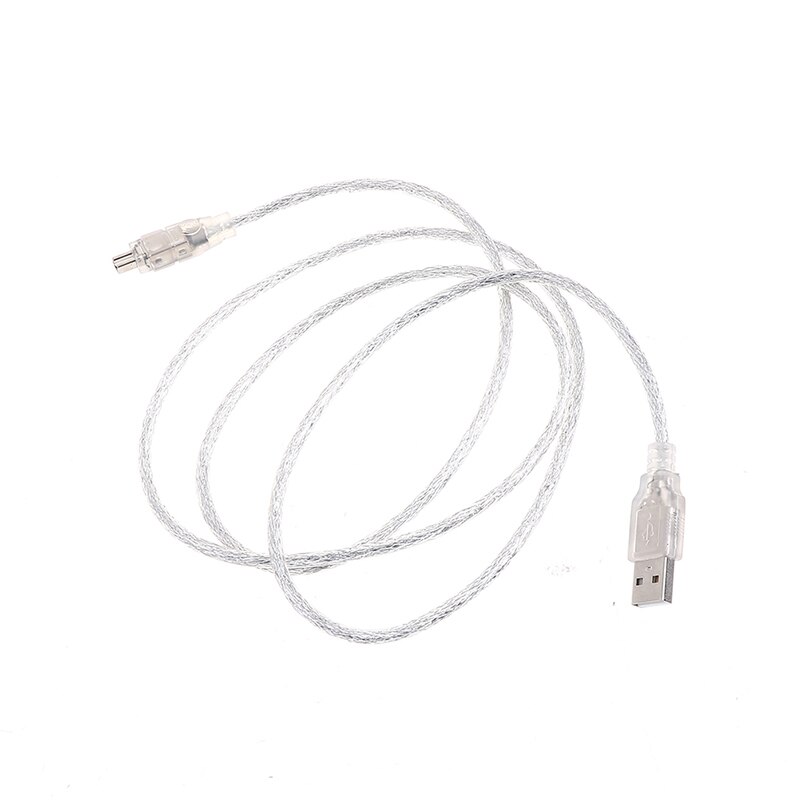 5ft 120cm Usb To Firewire IEEE 1394 4 Pin For Ilink Adapter Cable For Camera USB 2.0 male to firewire iEEE-1394 4-pin male cable