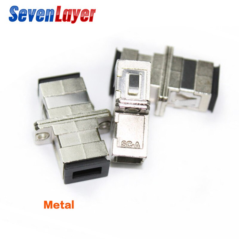 SC-SC flange Fiber Coupler APC Fiber Optic Adapter UPC Optical Simplex Mode SC-SC Fiber Flange PC Connector ftth