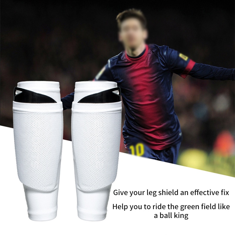 Soccer Shin Pads Guard Socks Football Leg Support Sleeve Pad Football Calf Socks Protector Breathable Protective Sleeves Pads