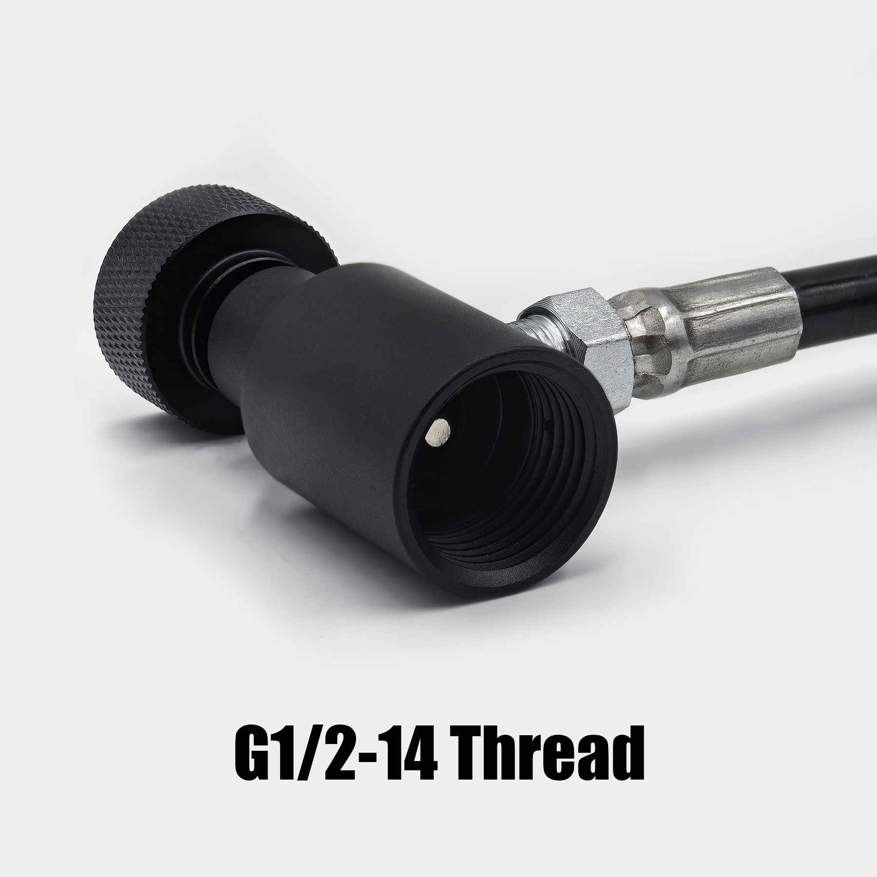 Hpa Coil Afstandsbediening Slang Lijn 100Inch (2.5M) Lengte Met Of Zonder Dia Check 8Mm Mannelijke En Vrouwelijke Snelle Ontkoppeling 3000psi Gauge