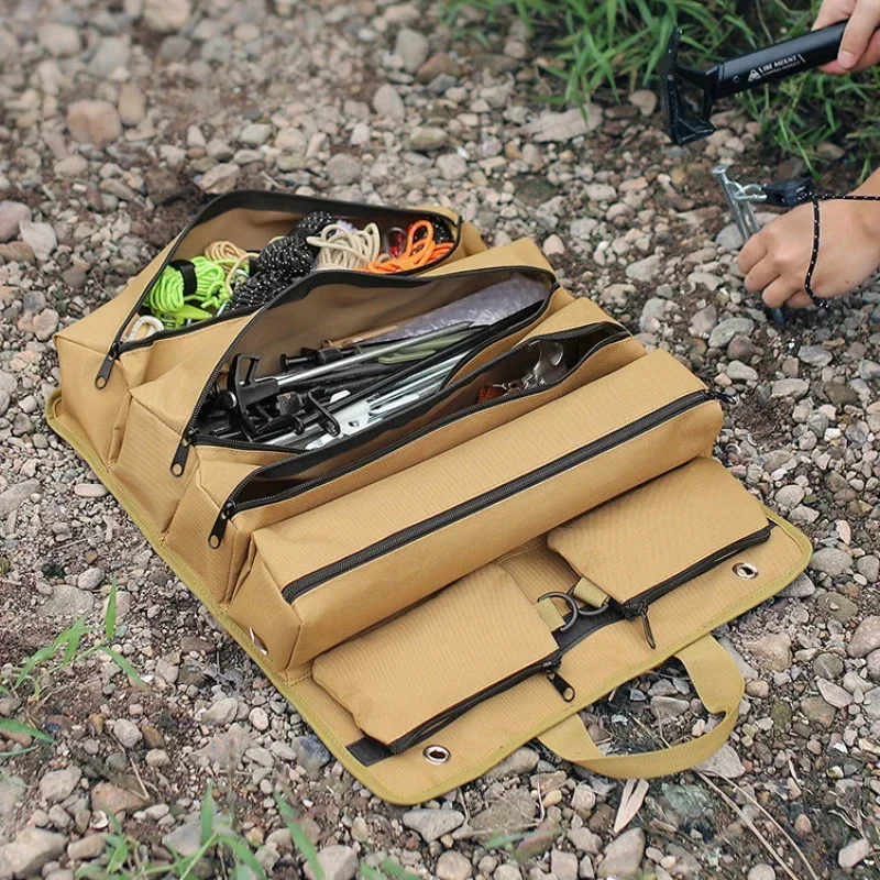 Camping Lager Tasche multifunktional draussen rollen hoch Zelt Anbindung Träger Pack Lager Tasche Wandern Reisen zusammenklappbar Lager Taschen