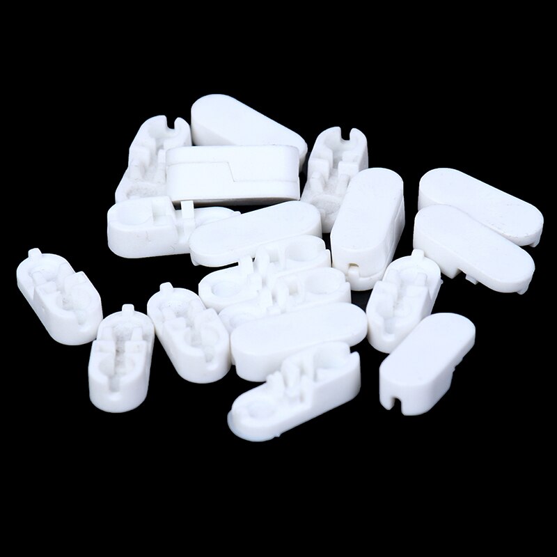 20 stücke Kunststoff Rollos Ziehen Schnur Stecker Vorhang Kette Anschluss für Vertikale Jalousien Pvc-h-streifen Schreiner Ersatz Werkzeug Ersatz