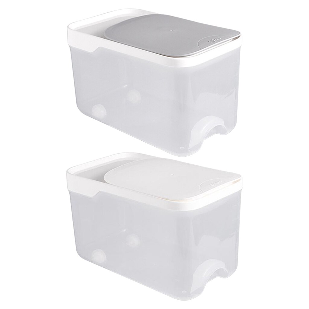 Contenedor para almacenamiento de arroz, grande, comida seca, cocina, hermético, a prueba de humedad