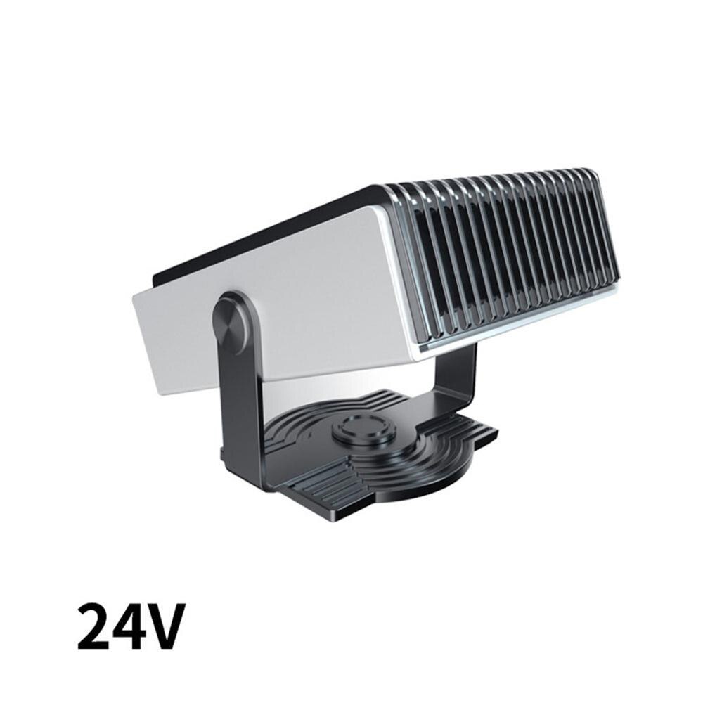 12V/24V Car Heater Defroster Demister Portable Defrost Heater 180-degree Rotation Car Heater & Cooling Fan 2 in 1 Fast Heating: 24V