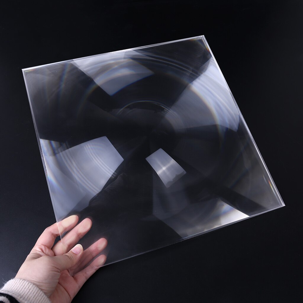 Square 300X300MM PMMA Fresnel Lens Concentrating Lens Magnifying Glass Lenses Make Fire Tools Scientific Experiment Lens