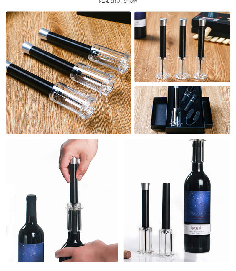 Bottle Rocket 4 Piece With Box - Wine Opener Set