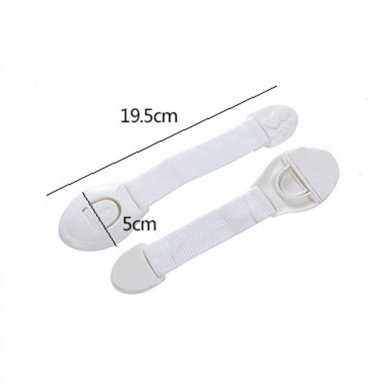 5Pc/Set Safety Drawers Door Locks Plastic Safety Wardrobe Lock Kids Buckle Cabinet Lock Protection From Children on Furniture